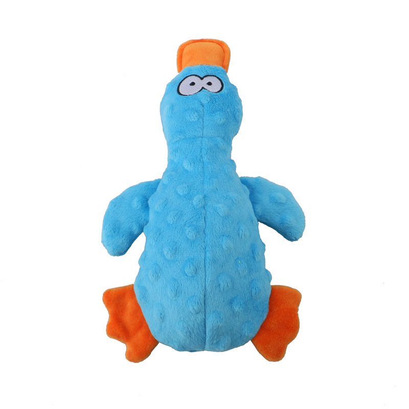 Pet toys Plush Duck Dog Toys Pet Interactive Molar Teeth Cleaning Squeak Toy Cute Animal Modeling Doll Toys for Dog Puppy Dog Supplies e8c
