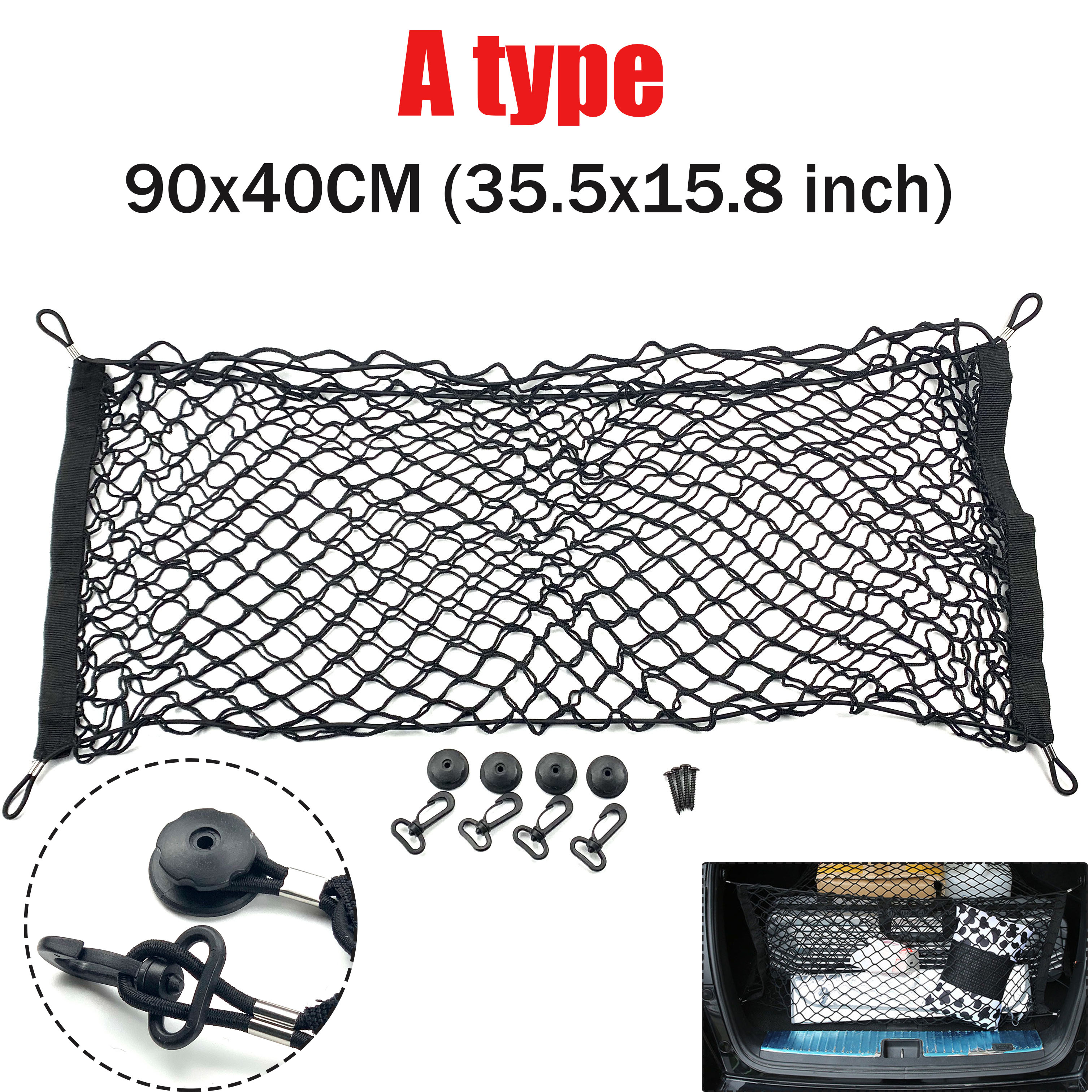 Universal Car Trunk Mesh Net for Peugeot 107 108 206 207 208 301 307 308 407 408 508 2008 3008 4008 5008 Exalt