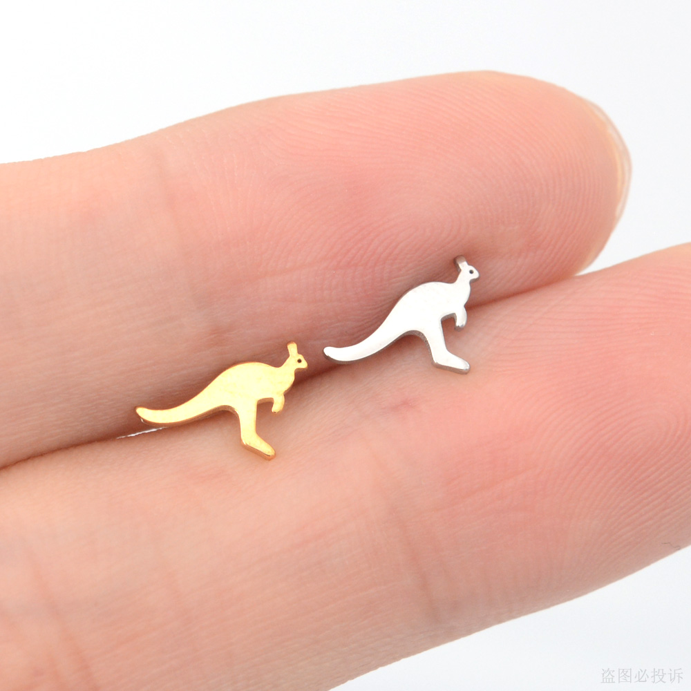 Starose 2Pcs Animal Dolphin Bird Ear Piercing Helix Stud Earring Surgical Steel Bar Tragus Cartilage Piercing Flat Conch Jewelry