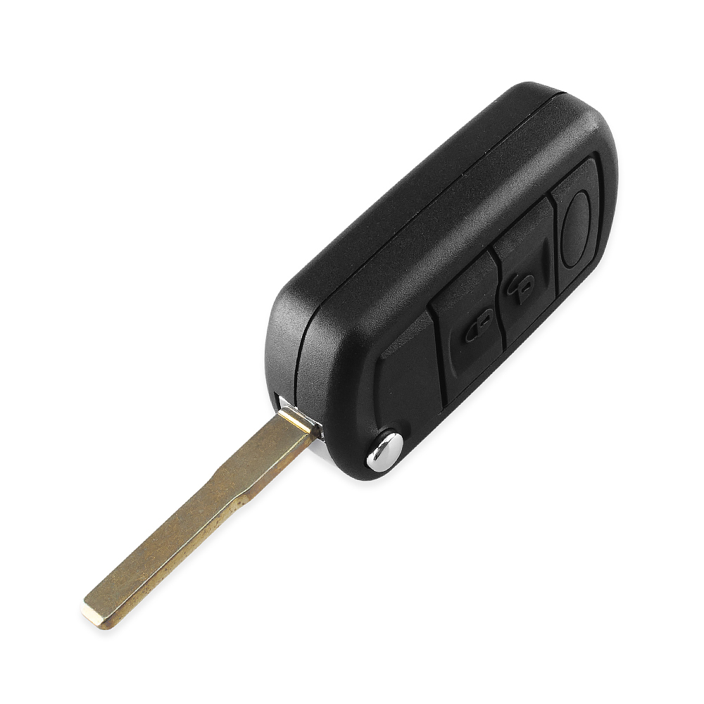 KEYYOU Replacement Shell 3 Buttons Remote Flip Key Case for LAND ROVER Range Rover Sport LR3 Discovery HU92 HU101 Car Styling