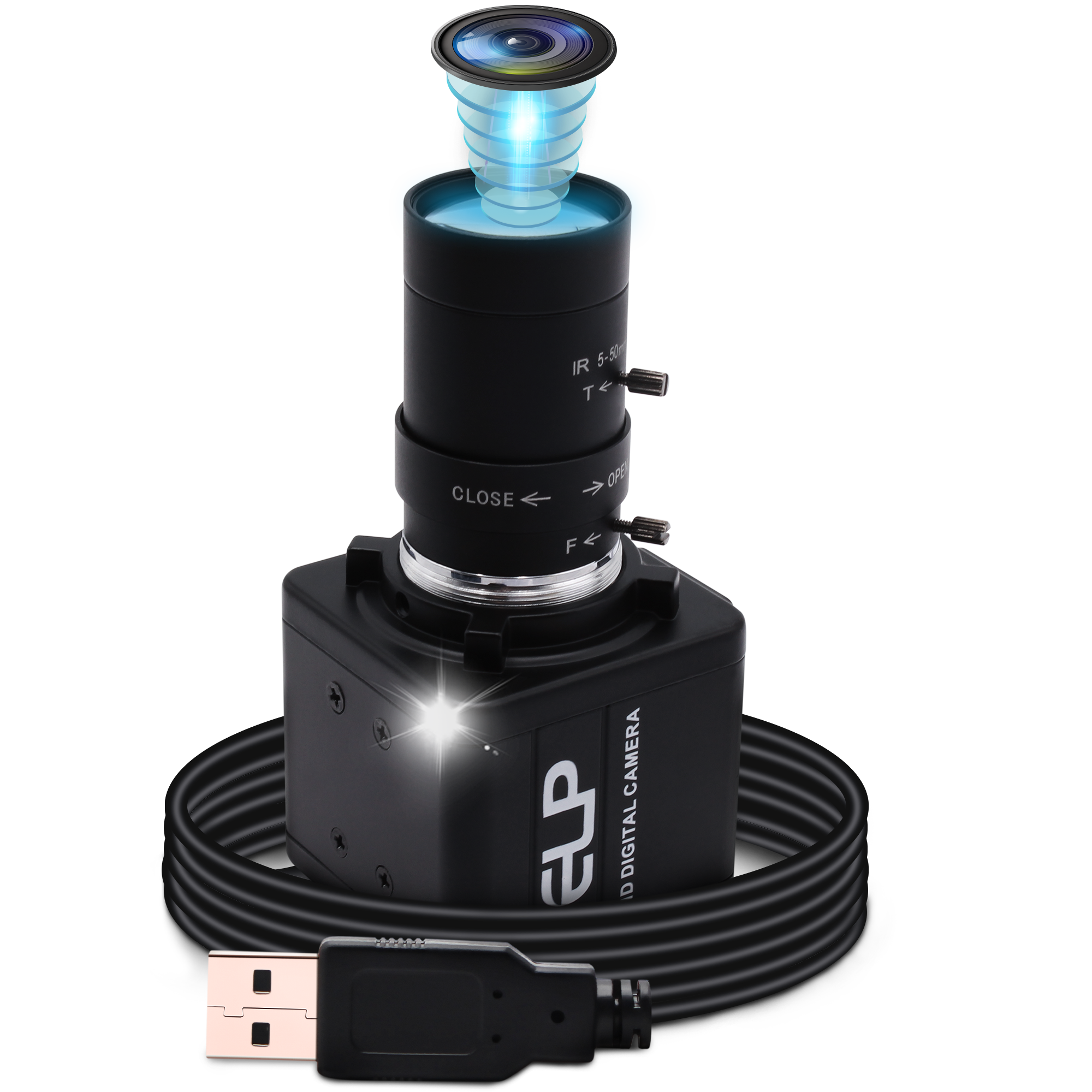 8Megapixel CCTV Varifocal 5-50mm Lens IMX179 PC Web Cam Windows,Android,Linux Raspberry Pi PC Webcam 8mp Mini USB Camera