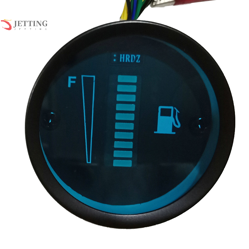12V/24V Universal 52mm Car Motorcycle Fuel Level Meter Gauge 8 LED Light Display