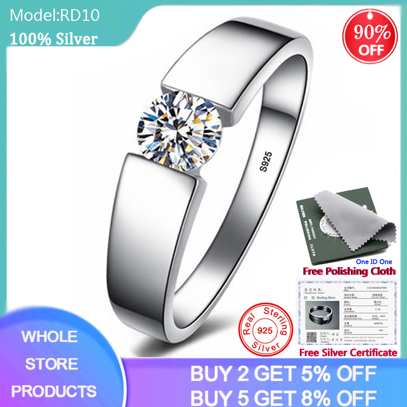 LMNZB Luxury Genuine Tibetan Silver Wedding Band Eternity Rings For Women Best Gift For Women Wholesale Lots Bulk Jewelry