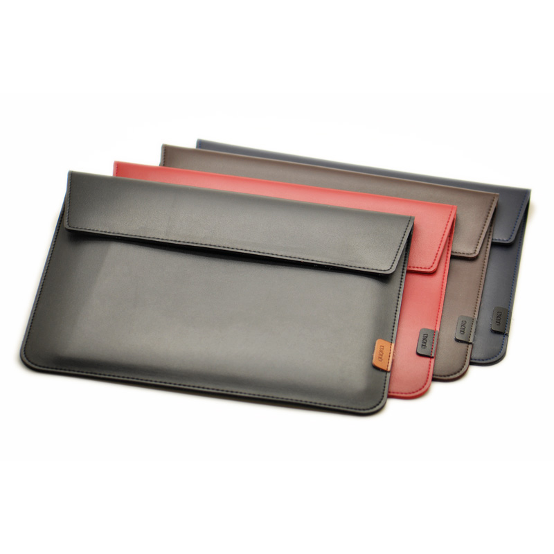 Transversal style of briefcase laptop sleeve pouch cover,microfiber leather laptop sleeve case for MacBook Pro 13/15 2016/2017