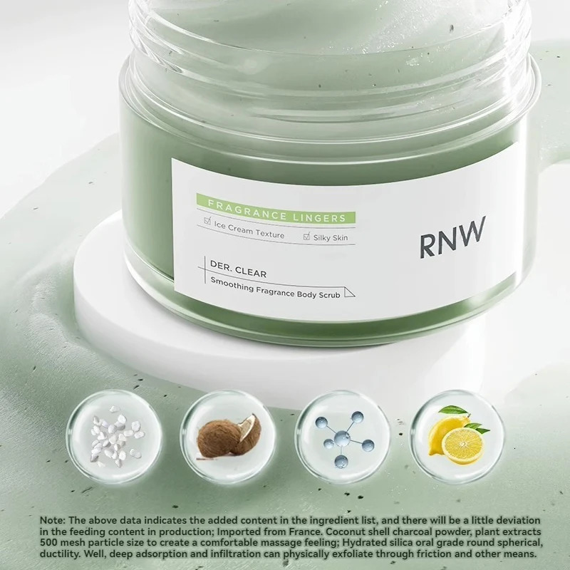 Rnw Scrub Skin Rejuvenation Full Body Chicken Skin Exfoliation Clean Bath 2-in-1 Body Wash Moisturize Smooth Feminine Body Care 240624