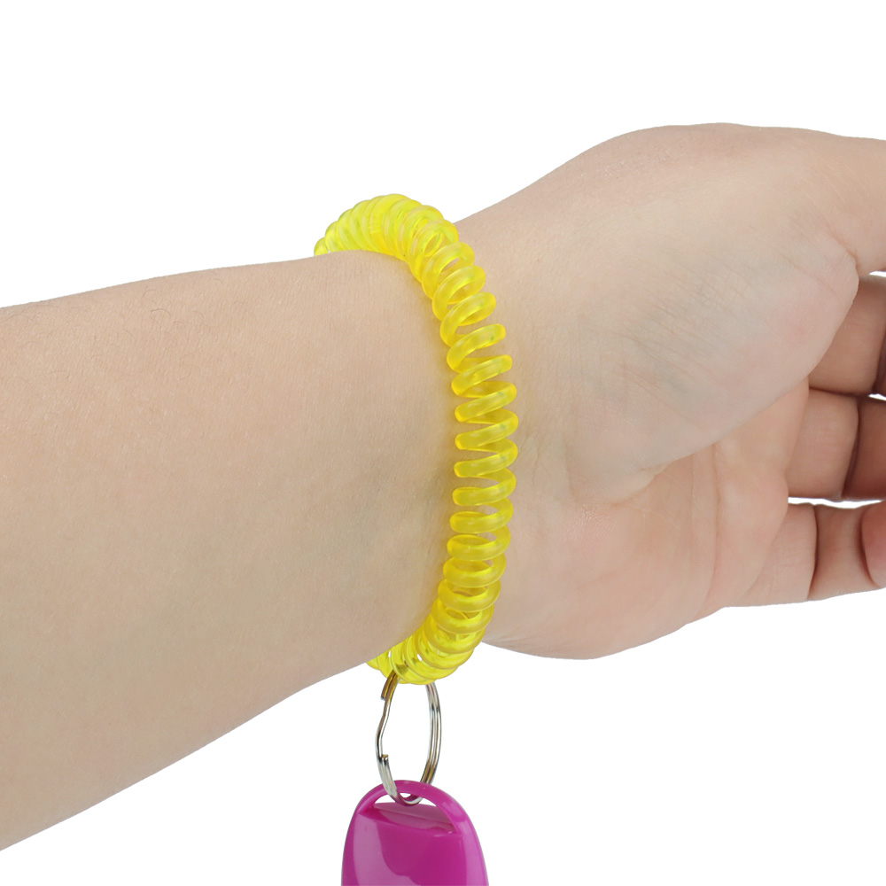 Pet Clicker Toys Dog Tranining Clicker Obedience Key Chain Accessories Cat Training Trainer