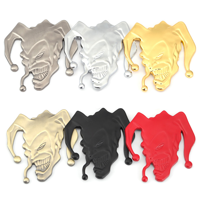The Joker Clown Car Sticker Emblem Badge Decal for BMW Audi Ford Focus Honda Toyota Suzuki Skoda KIA Nissan Mercedes Lexus Volvo