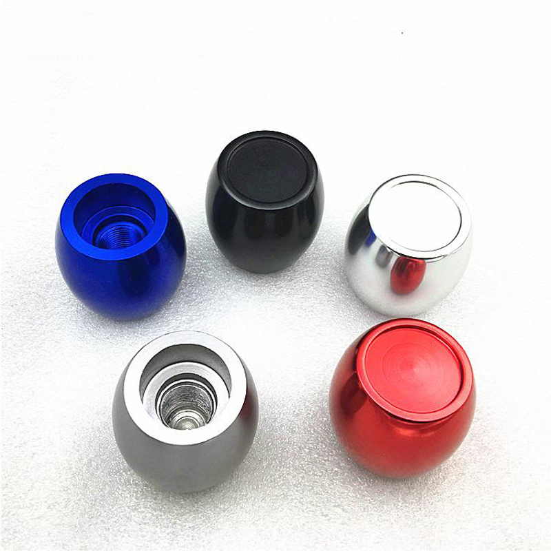 Aluminium MT Manual Car Lift Up Reverse Shift Gear Knob 5 Speed 6 Speed Gear Sticker Lever Shifter Ball