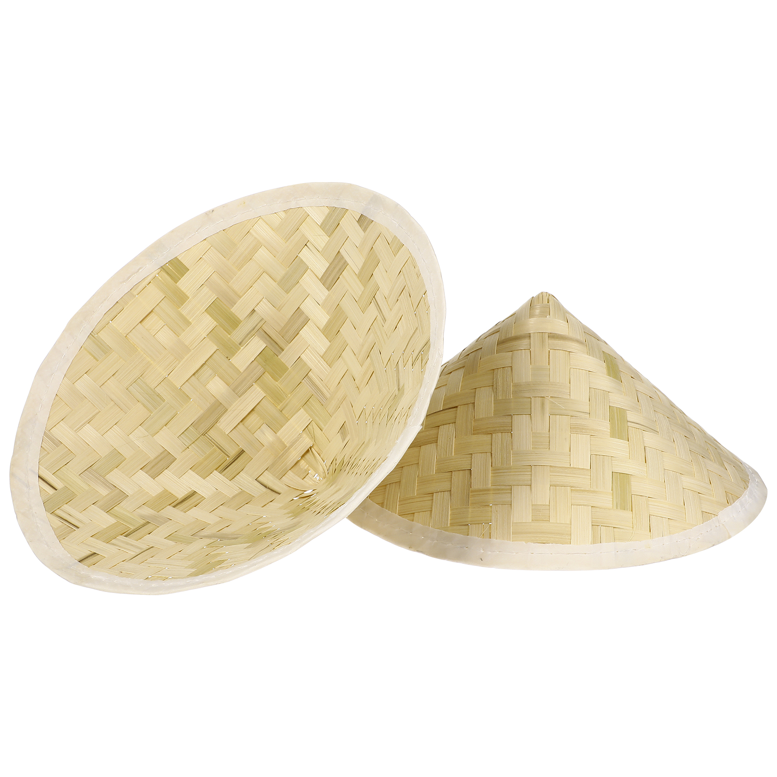 Kid Hat Bamboo Hat Oriental Style Farmer Fishing Rice Hat for Kids Children Sun Protection Hat Lightweight Comfortable Fit