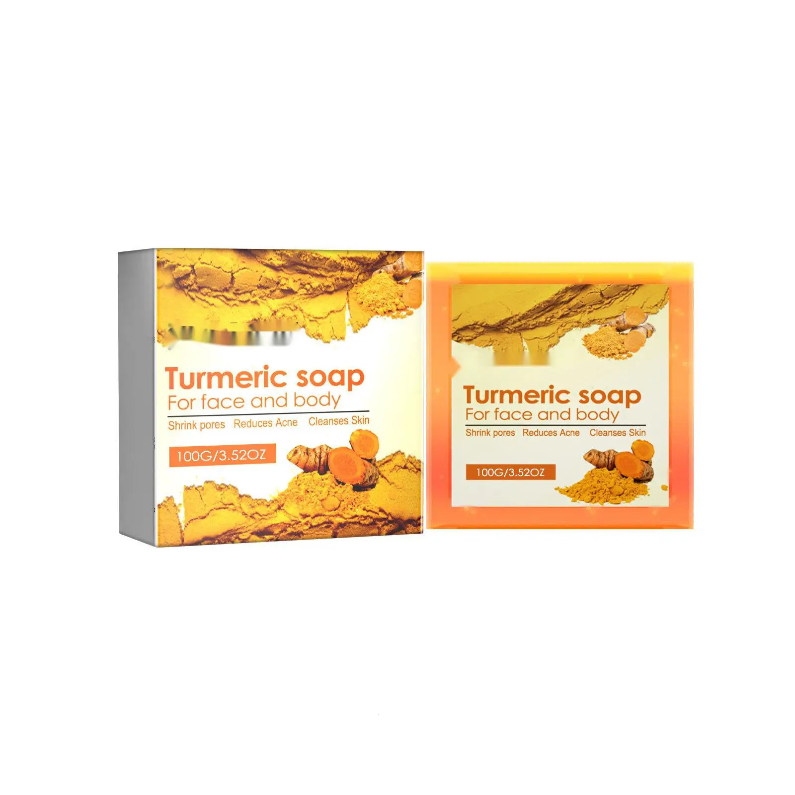 Turmeric Cleansing Soap Deep Pore Cleansing Skin Refreshing Oil 240624