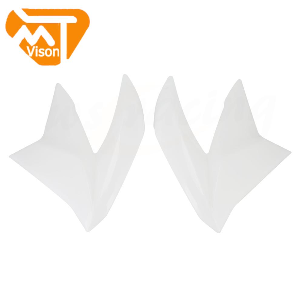 Motorcycle Parts Fuel Tank Cover Set 1 Pair PP Plastic Fuel Tank Left Right Side Protective Plates For Honda Hawk250 Hawk 250