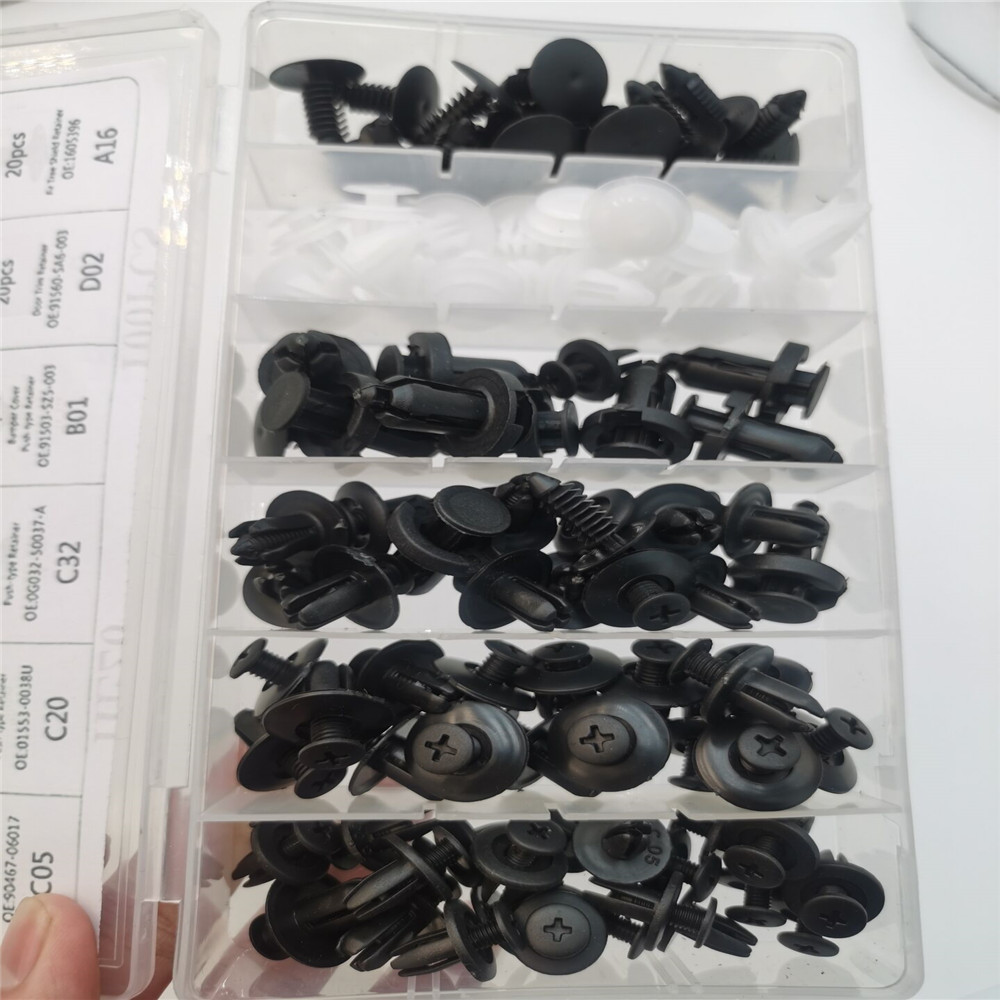 100pcs Auto Fastener Clip For Mini Cooper R52 R53 R55 R56 R58 R59 R60 R61 Paceman Countryman
