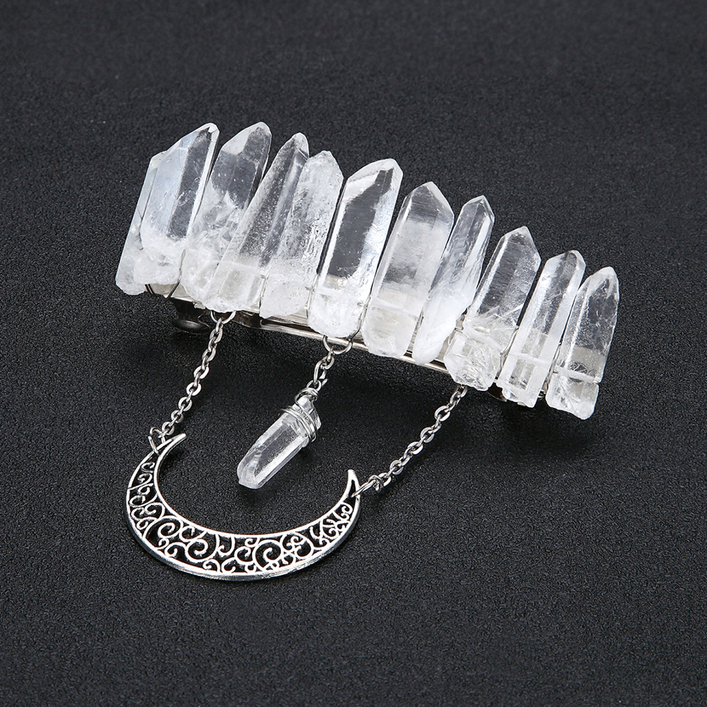 Natural Crystal Hair Jewelry Wedding Hair Accessories Bridal Hair Accessories Wedding Wire Wrapped Crystal Tiara Hair Combs Gift