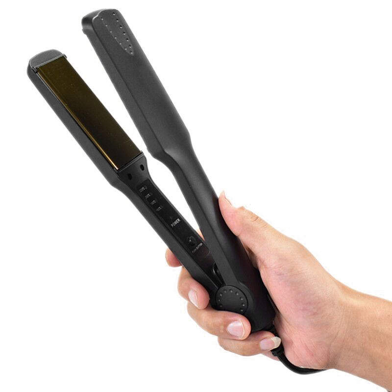Straightening Irons Fast Warm-Up Performance Professional Tourmaline Ceramic Heating Plate Hair Straightener EU Plug