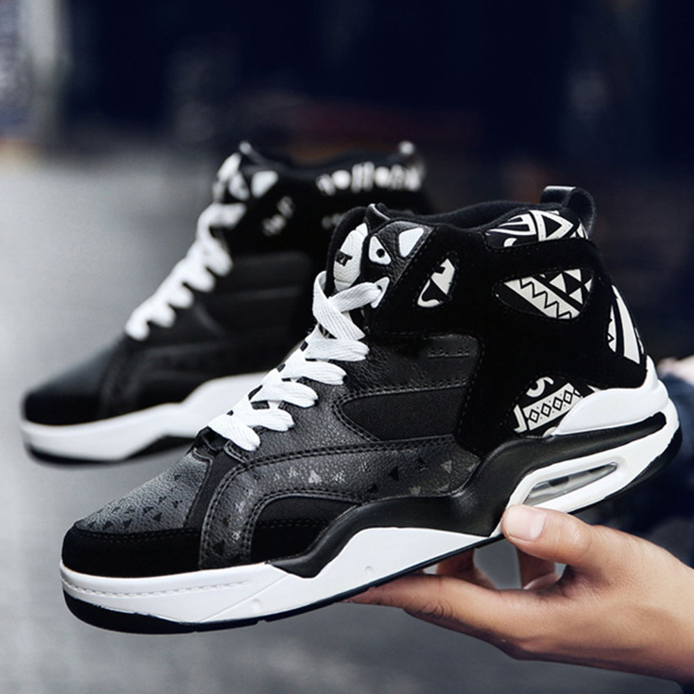 Men Basketball Shoes Sneakers Breathable Anti-slip Casual for Training Sports &T8