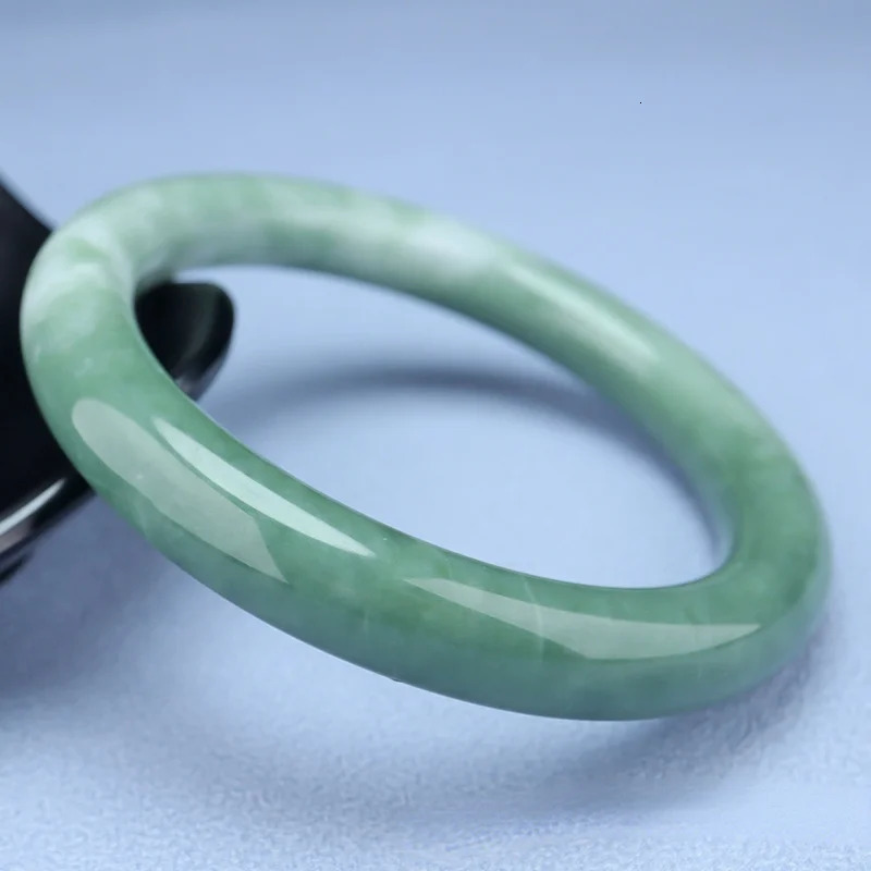 Genuine Natural Green Jade Bangle Bracelet Chinese Carved Fashion Charm Jewelry Accessories Amulet for Men Women Lucky Gifts 240624