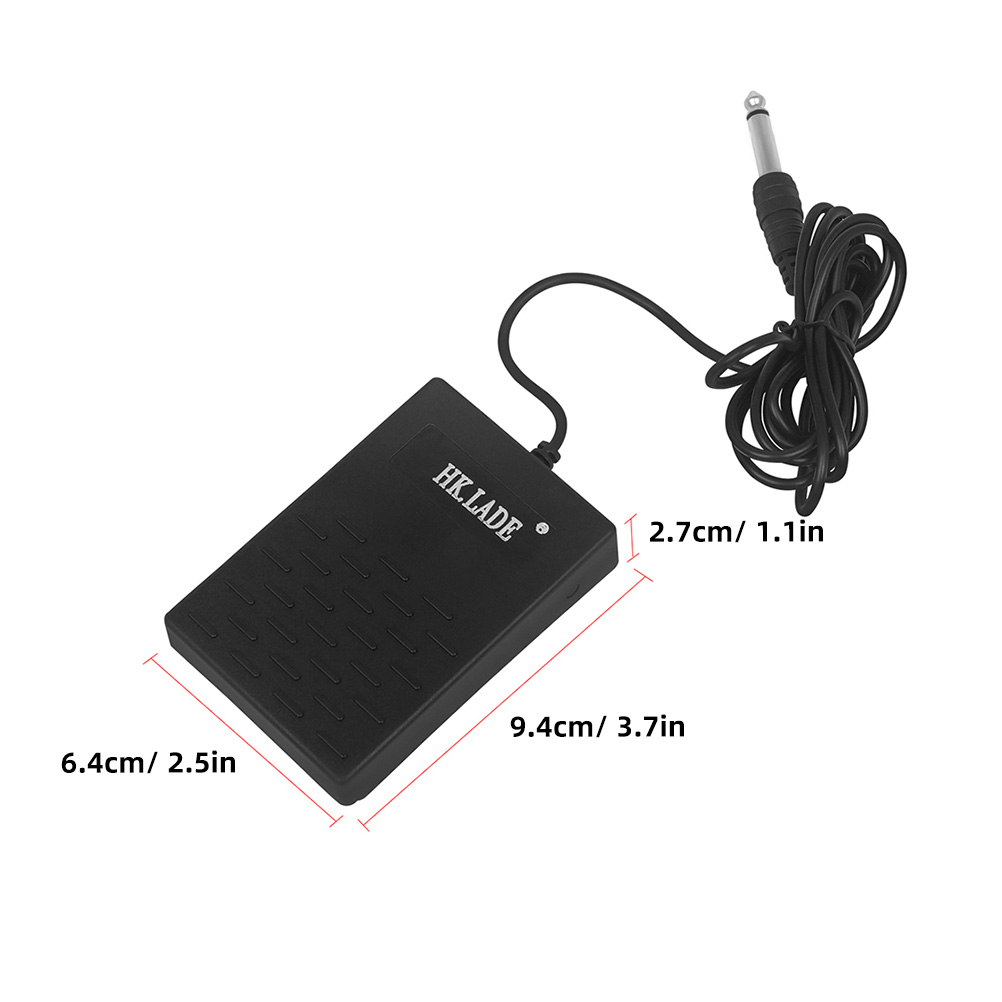 Keyboard Pedal Professional Sustain Foot Pedal 635mm Nonslip Electric Piano Sustain Pedal