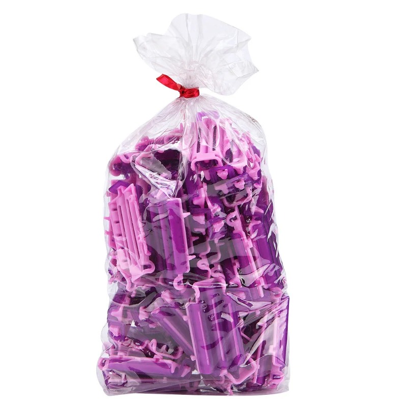 45pcs/bag Hair Clip Wave Perm Rod Bars Corn Curler DIY Curler Fluffy Clamps Rollers Fluffy Hair Roots Perm Hair Styling Tool