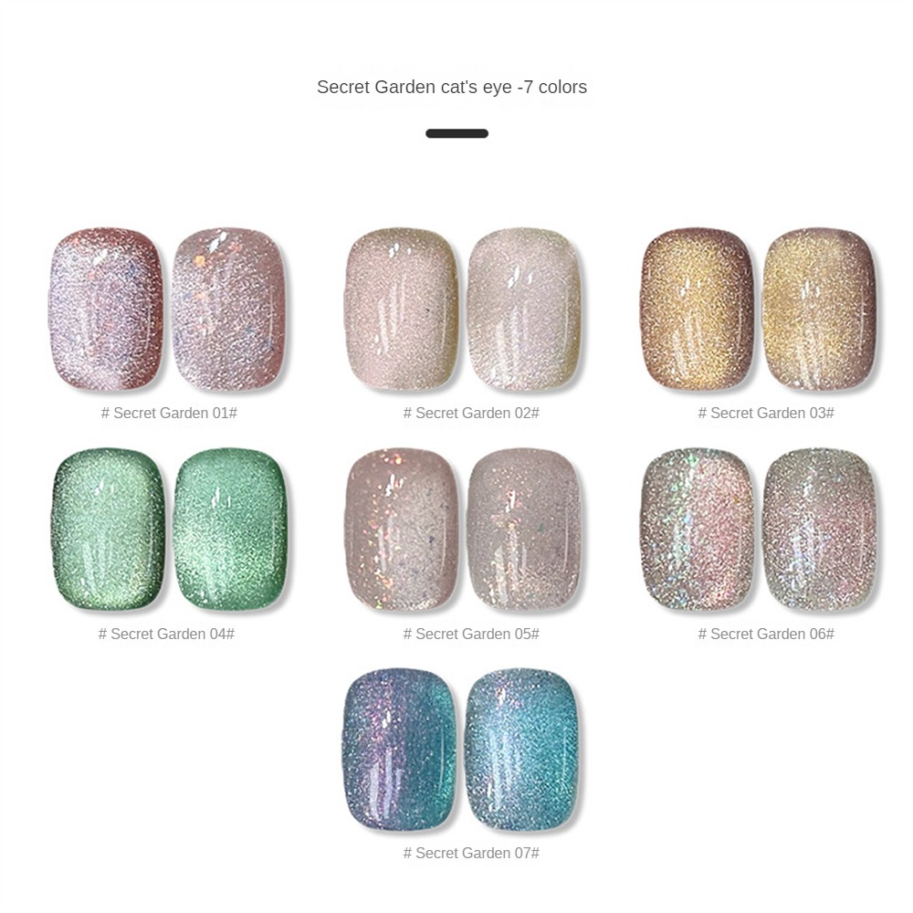 Crystal Stone Design Quick-drying Nail Polish Exquisite Nail Glue Popular Nail Gel Porcelain White Cat Eye Gel Brilliance Unique