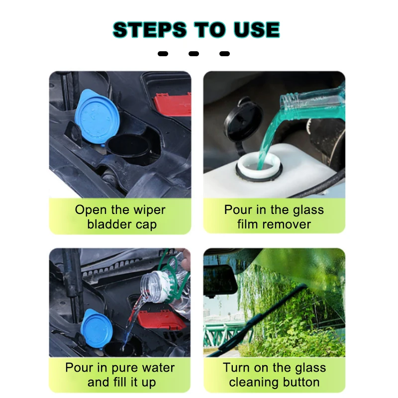 SEAMETAL 150ml Car Windshield Oil Film Remover Anti Freeze Car Glass Maintenance Agent Window Cleaner Auto Dirt Removal Tools