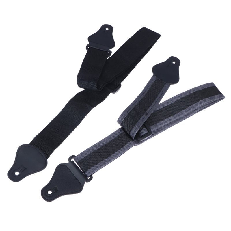 1Pc Adjustable Solid Color Guitar Belt Straps For Acoustic Electric Bass Guitar Strap Acoustic Guitar Musical Accessories