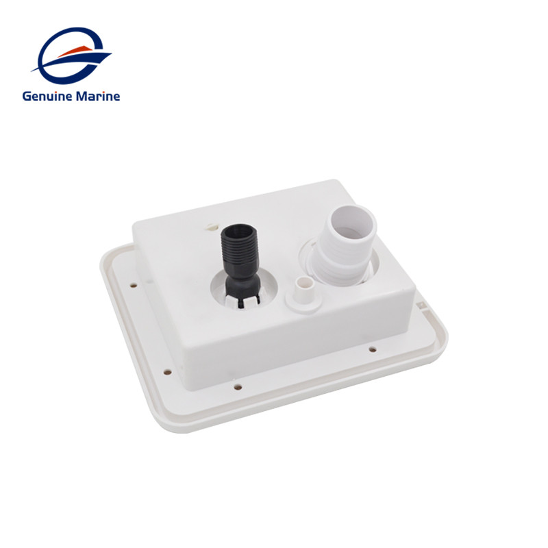 White 1/2'' Vent Gravity Water Filler Inlet Hatch Accessories For Boat Motorhome Caravan Camper-RV UV Stabilised ABS Material