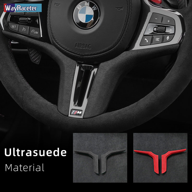 Ultrasuede M Performance Car Steering Wheel Cover Trim Sticker For BMW Z4 G29 M5 F90 X3 G01 X4 G02 X5 G05 X6 G06 M8 F91 F92
