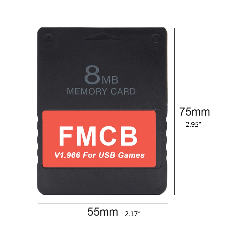 FMCB Free McBoot Card V1.966 for PS2 PS1 Plug Play Memory Card 8MB/16MB/32MB/64MB Runs Games in USB Disk or Hard Drop Shipping