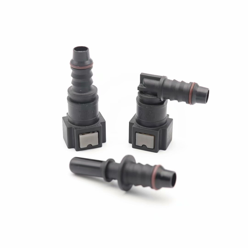 7.89-ID6/7.89-ID8/9.49-ID6/9.89-ID8 Car Fuel Line Coupler Quick Release Connect Connector Plastic Fuel Line Rubber Hose Coupler