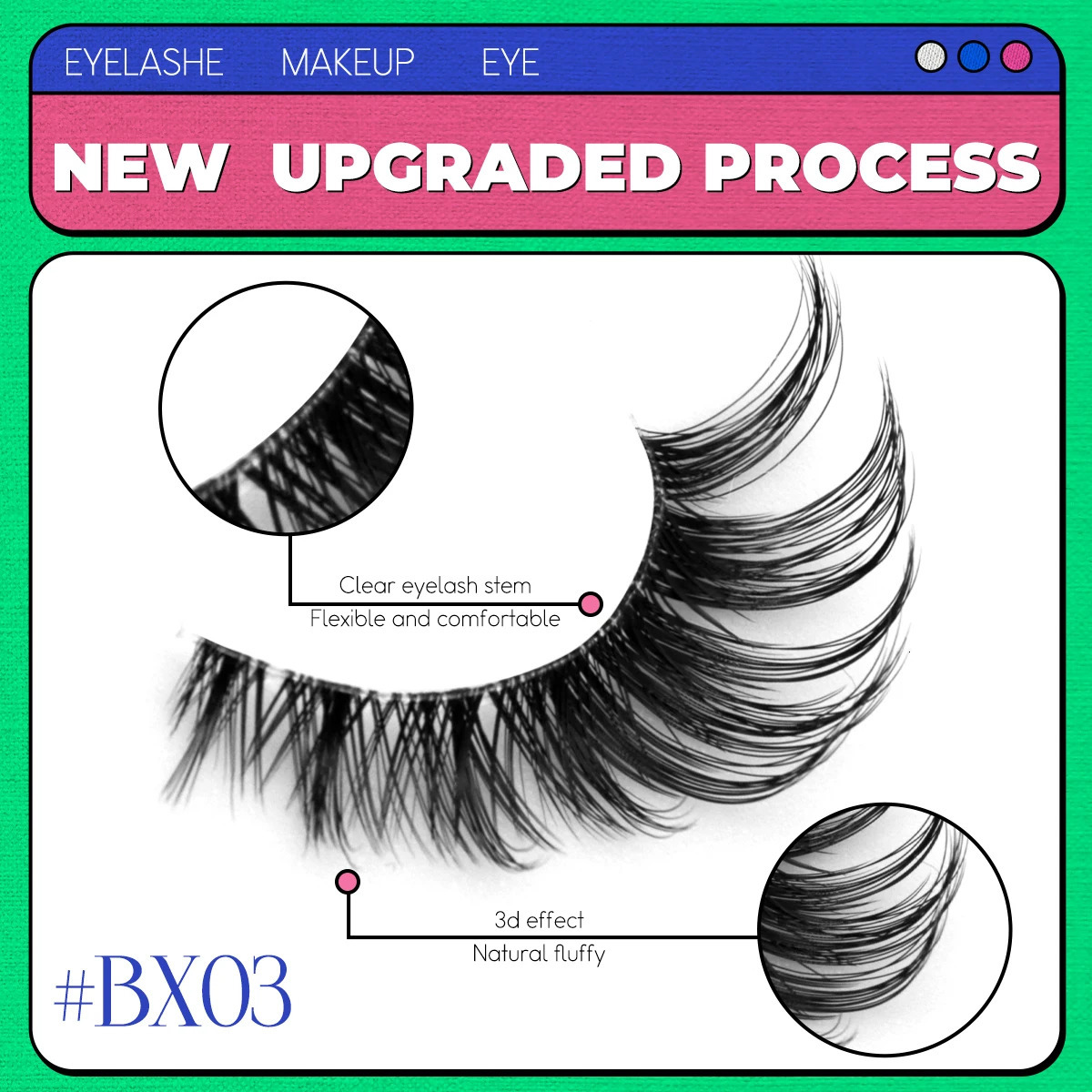 GROINNEYA 5 pairs Cat Eye Lashes Faux Mink Eyelashes Clear Band Lashes Natural Look Wispy Mink Eyelashes Full Strip Lashes 240624