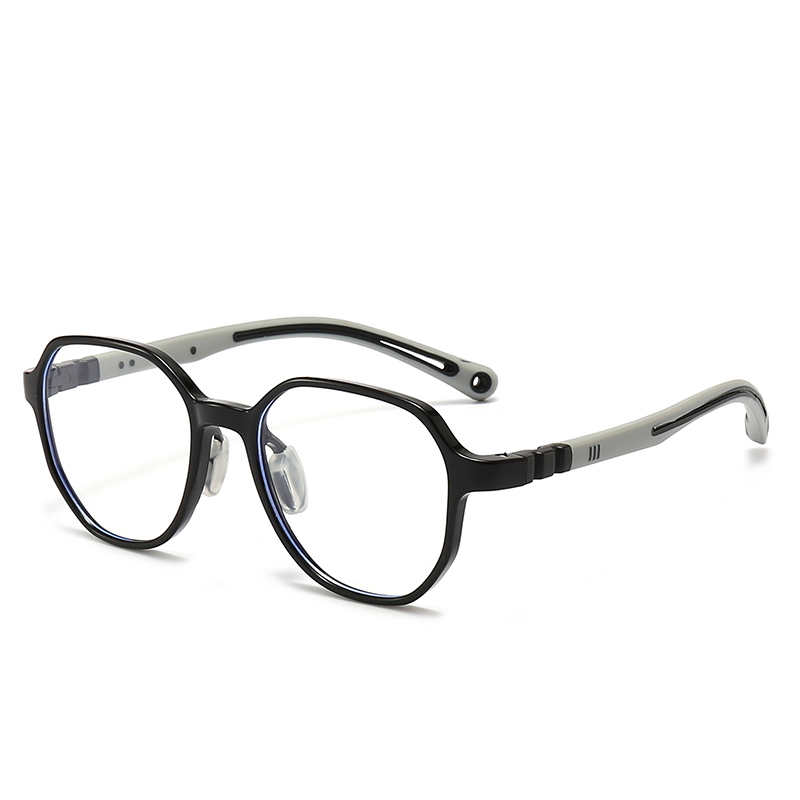 Anti Blue Light Kids Glasses Square Children Boy Girls Computer Transparent Blocking Reflective Eyeglasses silicone Soft Frame