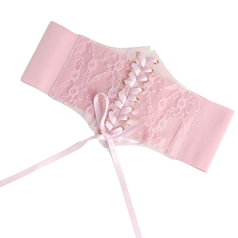 Slimming Waist Corset Wide Lace Belt Sexy Corset Shapewear Women Gothic Clothing Elastic Waist Belt Waistband