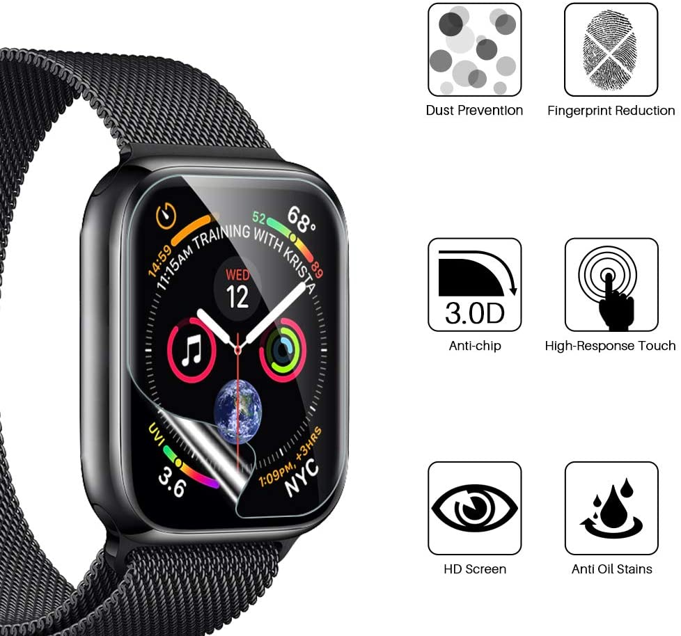 Clear Soft Screen Protector for Apple Watch Series 7 6 5 4 3 2 1 SE Applewatch IWatch 45mm 44mm 42mm 41mm Screenprotector Film
