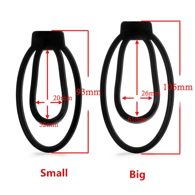 Male Adjustable Penis Clamp Urinary Incontinence Penile Care Clamp Clip Silicone Medical Accessories Men Genital Lock In Master