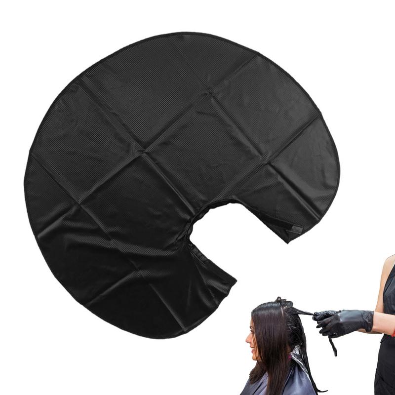 Hair Dye Shawl waterproof Hair Cut Mat Neck Protector Wrapped Hairdressing Collar Adjustable Cape for Hair Dyeing Hair Braiding