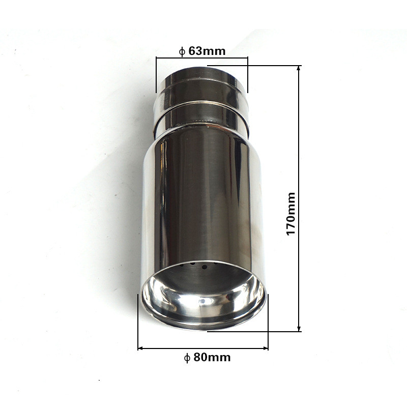 1 Piece Universal Gloss M Performance Silver Blue Exhaust tips For BMW F20 F21 F22 F23 F30 F31 F32 F33 F36 F10 F12