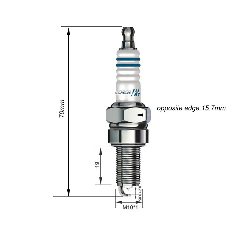 Universal Motorcycle Iridium Spark Plug A7TC D8TC B7TC D8RTI For Suzuki Yamaha Honda BMW Kawasaki KTM