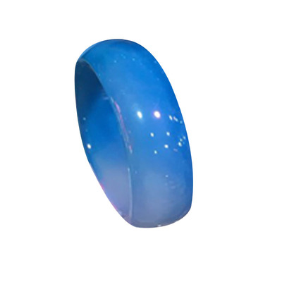 High Quality Natural Royal Chalcedony Emperor Sea Blue Agate Jade Bracelet Jewelry Lucky Accessories Exquisite Healing Bangle