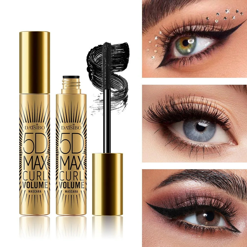 Black Fiber Lash Volume Mascara Lightweight Waterproof 5d Cream Non-smudge Eyelash Extension Make-up Tools Cosmetics 240621
