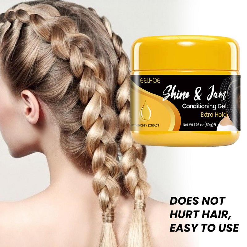 50g Hair Braiding Gel Styling Waxes Cream Long Lasting Twist Strong Hold Pomade Anti-Frizz Beauty Care Dreadlocks Styling Wax
