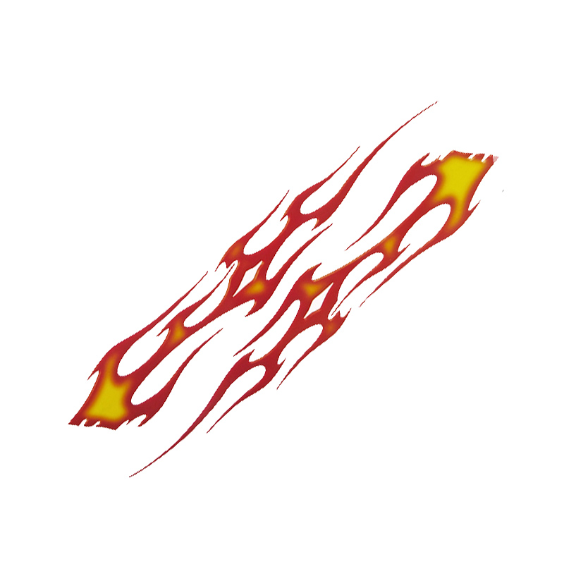 39CM Big Size Flame Decal for Auto Car Motocycle ATV Vehicle Waterproof Fire Sticker Car-styling