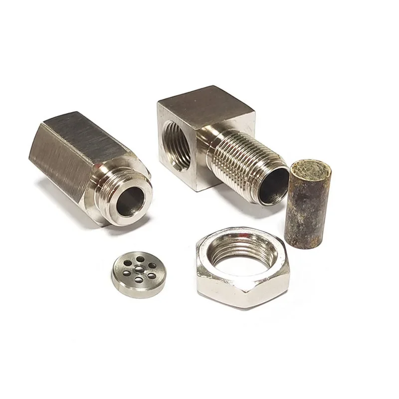 0° /45° /90° Degree Oxygen O2 Sensor Spacer Adapter Bung Catalytic Converter Fix Check Engine Light Universal O2 Oxygen Sensor