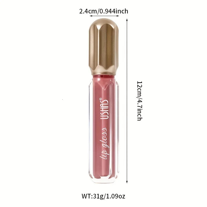 6 Color Mirror Pearl Lip Gloss Waterproof Long Lasting Lipstick Shine Glitter Lip Gloss Women Makeup Cosmetic 240621