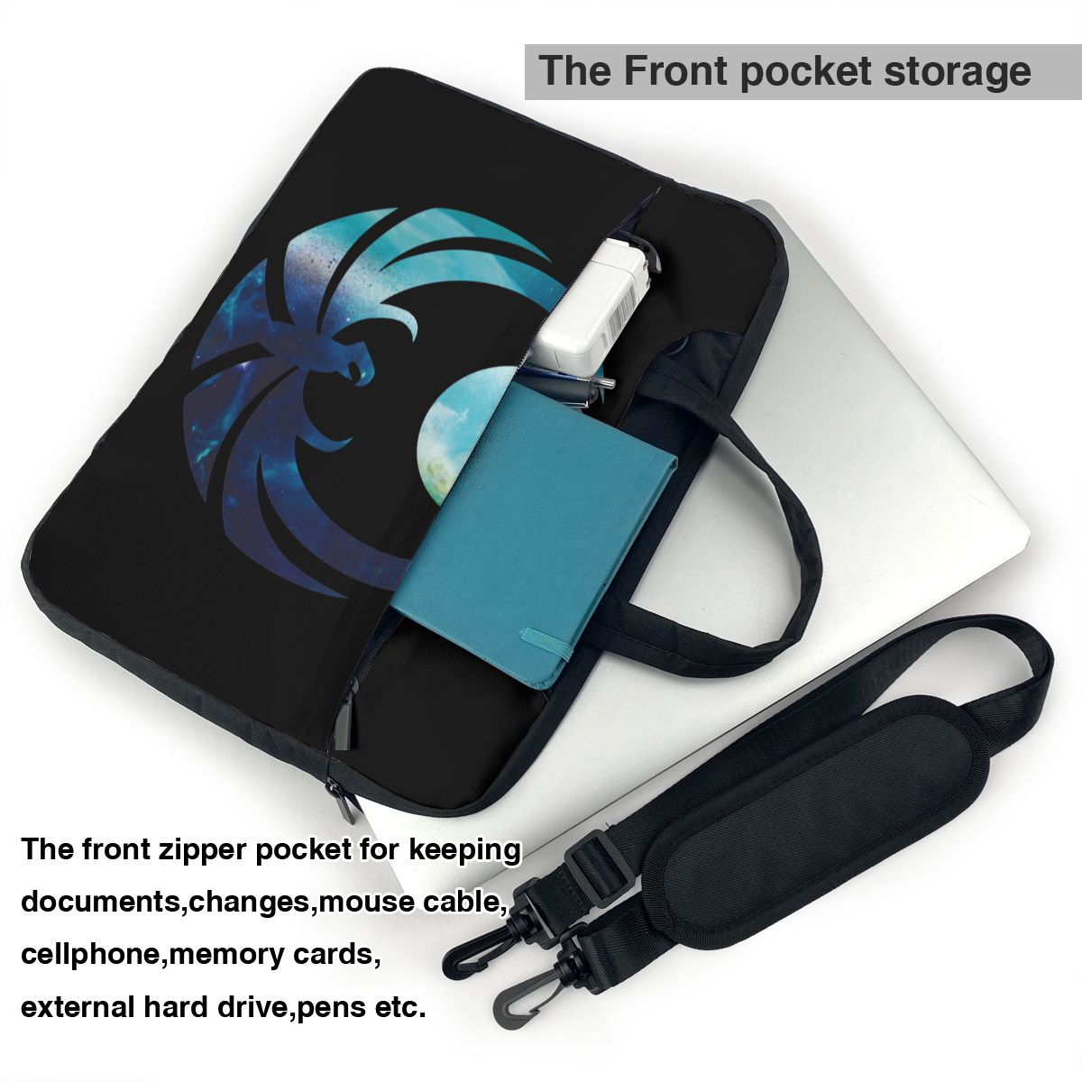 Stealth Laptop Bag Case Travelmate Messenger Computer Bag Carry Stylish Laptop Pouch