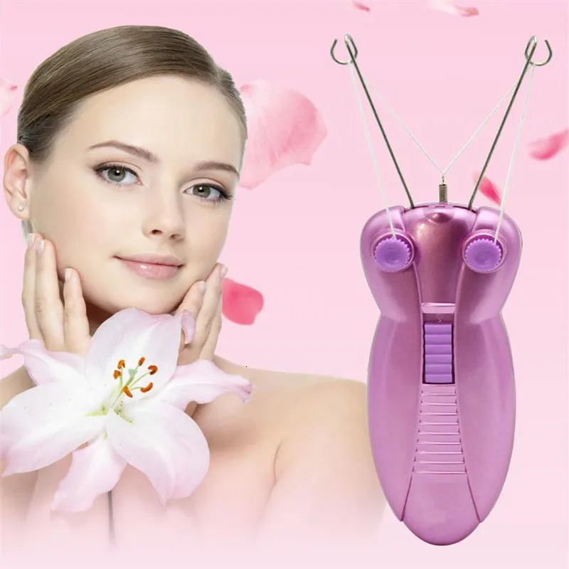 EU Plug Electric Hair r Women Painless Shaver Female Body Defeatherer Cotton Thread Depilator Skin Care Machine 20#4 240624