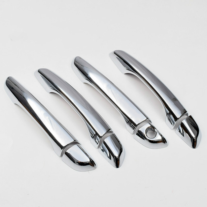 New Chrome Car Door Handle Cover Trim Sticker for Hyundai Elantra 2017 2018 2019 2020 Car Styling Accessories Car Decal