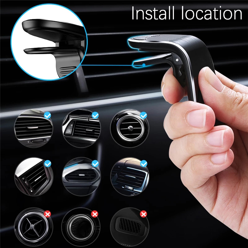 Magnetic Car Phone Holder Air Vent Mount Stand for BMW M Performance X5 F15 E90 F30 M E46 E36 E60 F30 F10 E39 E91 E92 E64 E65 X3