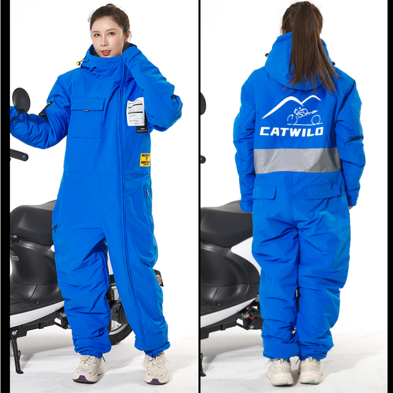 Electric Motorcycle Jacket Winter Windproof Waterproof Warm Snowmobile Jackets Riding Cold-proof Suits