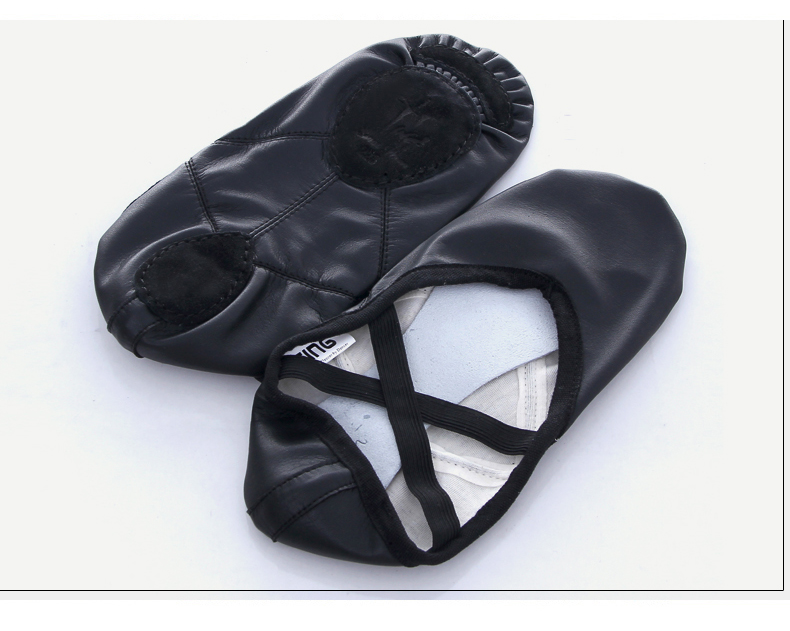 Brand New Leather Ballet Dance Shoes Split Sole Pink Black Wholesale Professional Soft Women Ballet Shoes