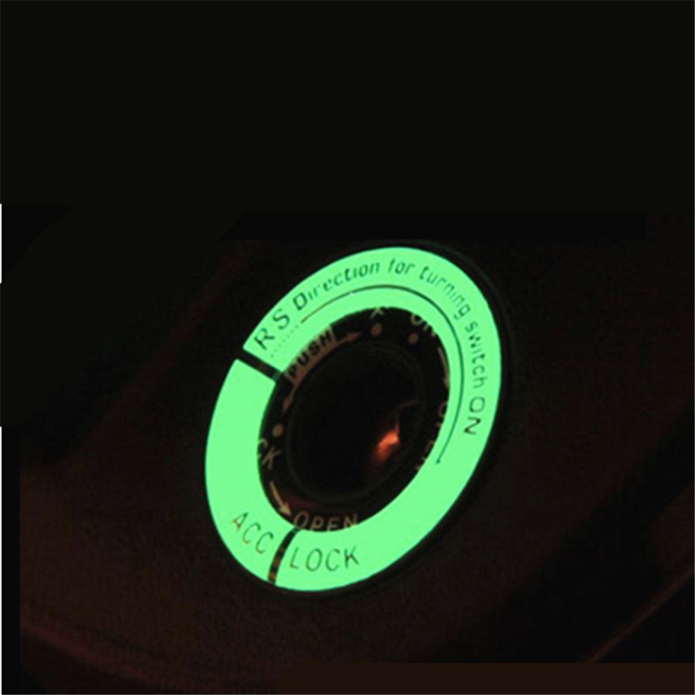 Luminous Car Key Ring Sticker Switch Cover for Opel Antara Astra K J H G Crossland X Grandland X Insignia Mokka X Signum